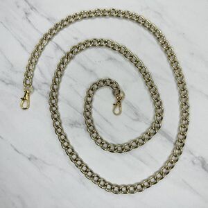 Gold Tone Chain Link Purse Handbag Bag Replacement Strap